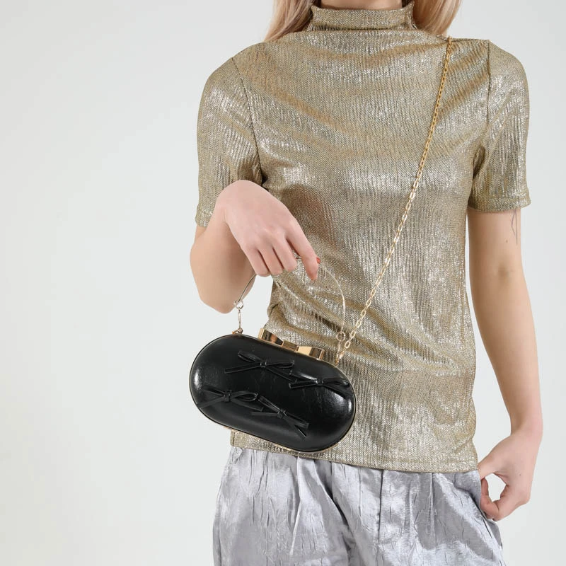 Women Party Dinner bag Exquisite Ladies Dinner Bag Luxury Leather Elegant Chain Simple Formal Gorgeous Crossbody Daily use Purse - Image 10