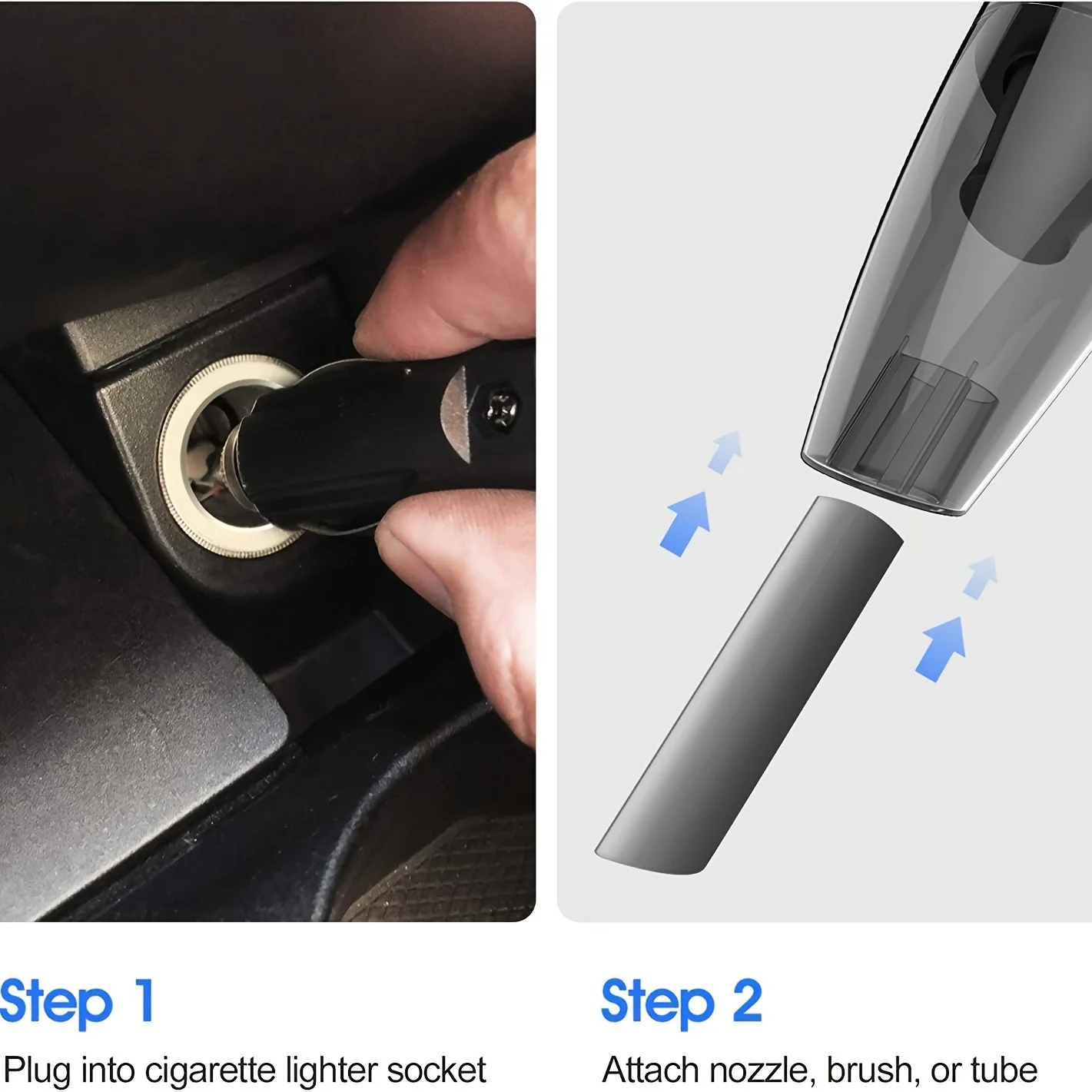 12V Handheld Vacuum Cleaner, Handheld Car Vacuum Cleaner With Strong Suction Power, Portable Mini Handheld Car Vacuum Cleaner - Image 11