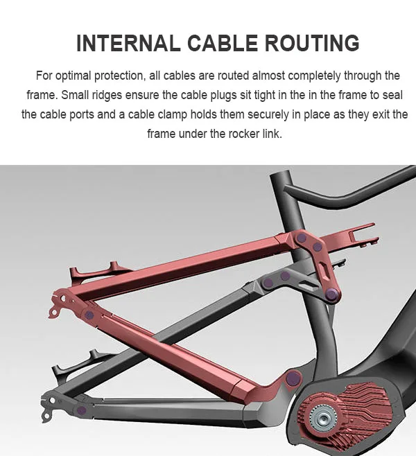 29inch high-end all-terrain electric mountain bike slow down soft tail dual shock emtb 12speed bafang mid motor off-road ebike - Image 10