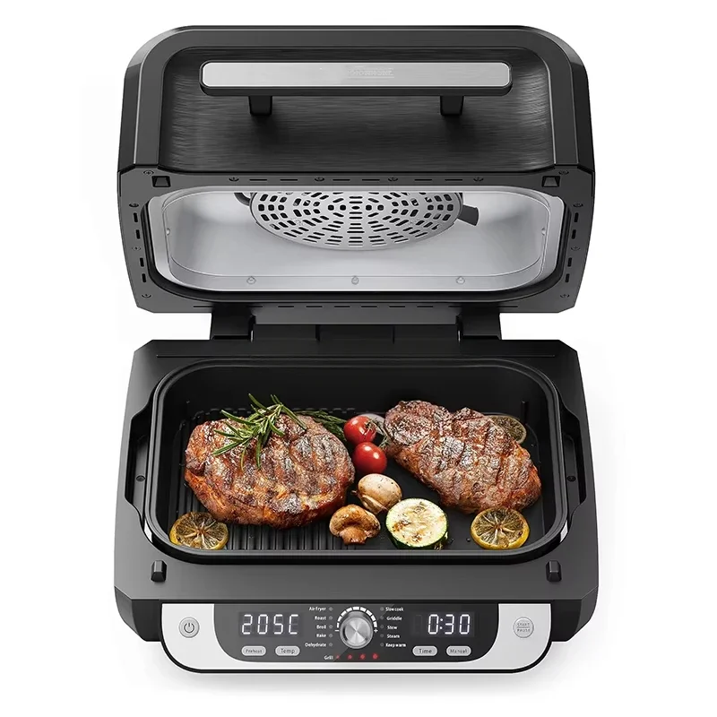 Indoor Air Fryer Grill Kitchen Appliances Party Cafe Home Non-oil Bake Air Crisp Roast Bake Broil Dehydrate Pizza Air Fryer - Image 2