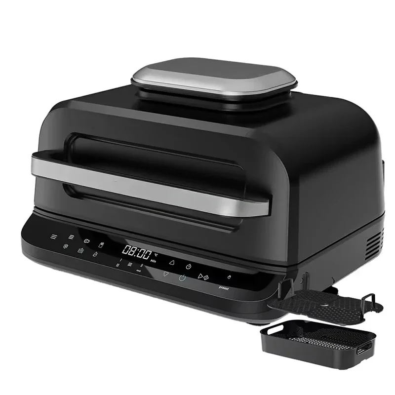 Indoor Air Fryer Grill Kitchen Appliances Party Cafe Home Non-oil Bake Air Crisp Roast Bake Broil Dehydrate Pizza Air Fryer - Image 3