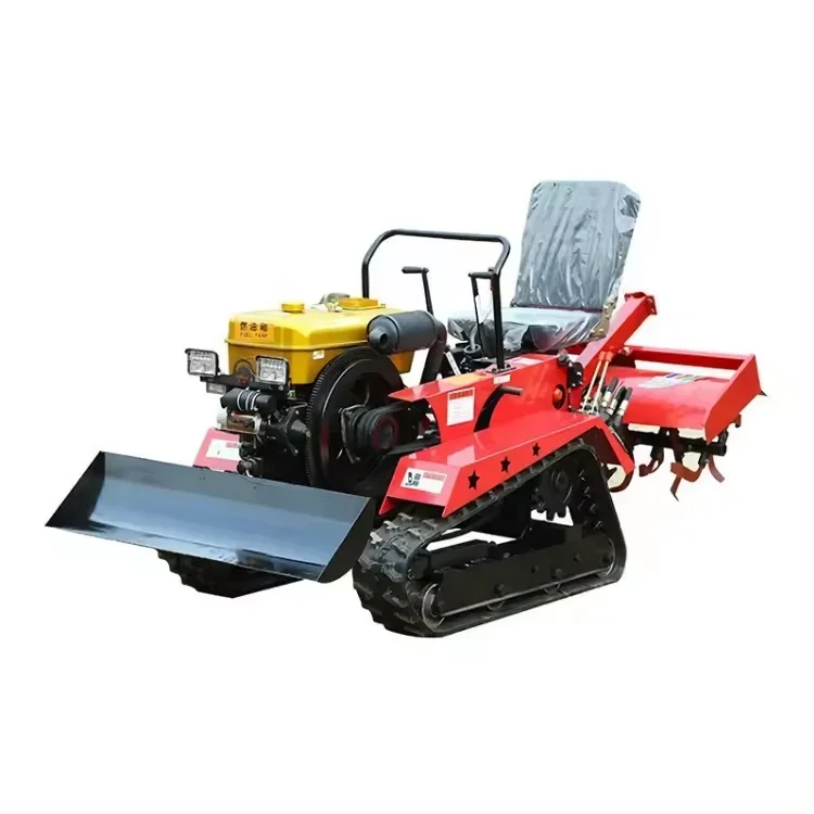 Hot Selling Agricultural Diesel Small Tracked Rotary Tiller Tractor with CE Certification, 50 Horsepower - Image 15