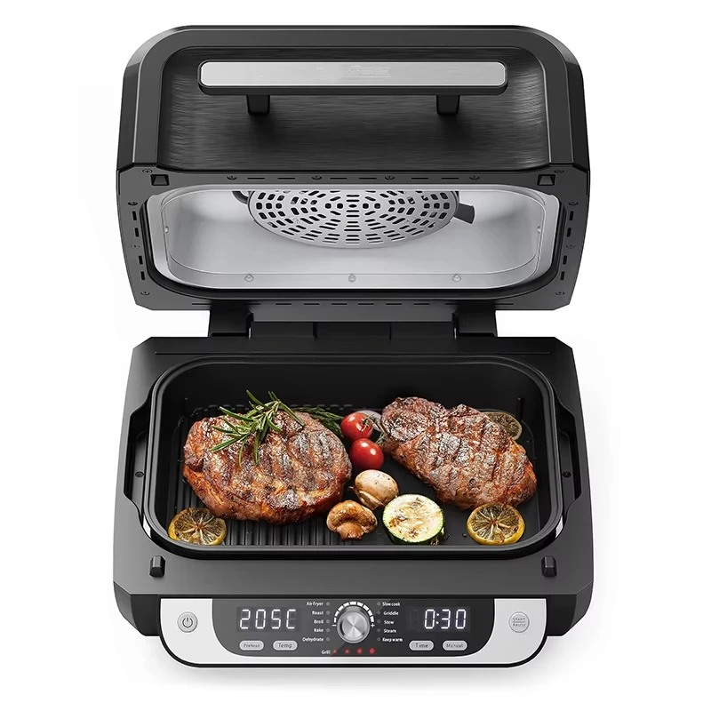 Indoor Air Fryer Grill Kitchen Appliances Party Cafe Home Non-oil Bake Air Crisp Roast Bake Broil Dehydrate Pizza Air Fryer - Image 9