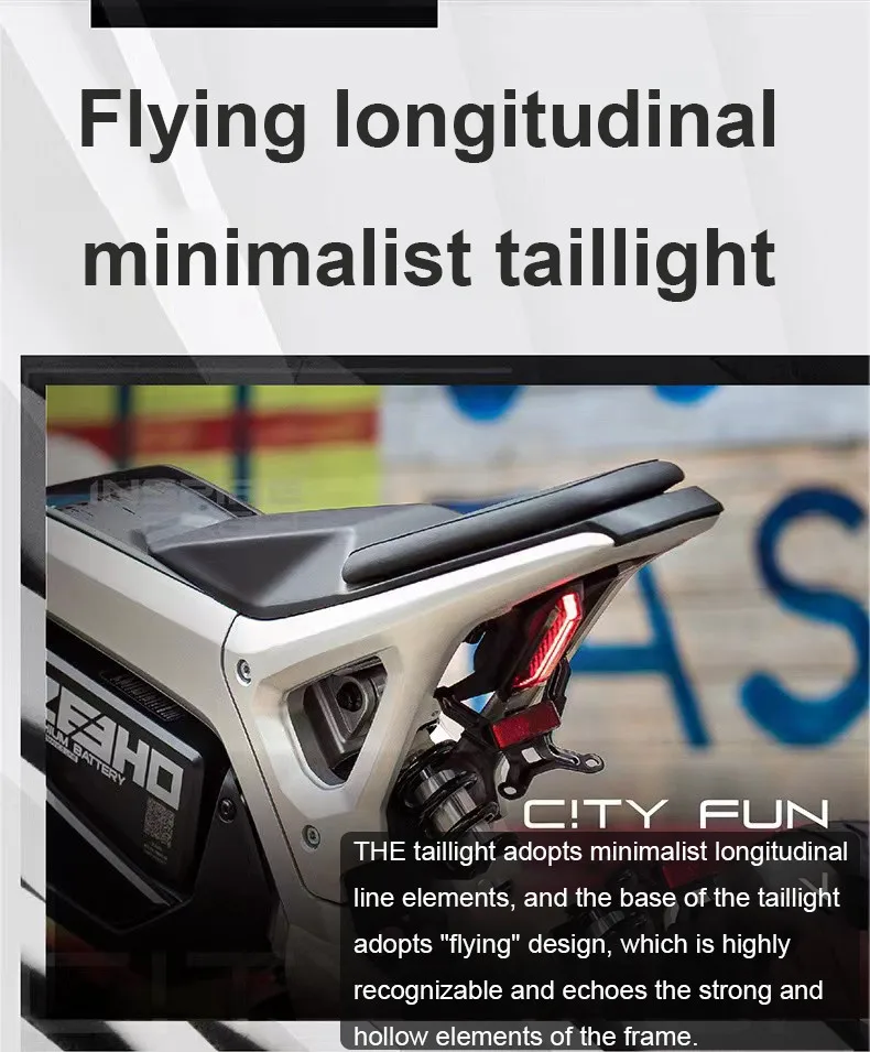 17" urban e-bike e-scooter 50km/h CITY electric bicycle mid-motor mobility excursions Soft tail electric motorcycle smart ebike - Image 11