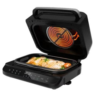 Indoor Air Fryer Grill Kitchen Appliances Party Cafe Home Non-oil Bake Air Crisp Roast Bake Broil Dehydrate Pizza Air Fryer