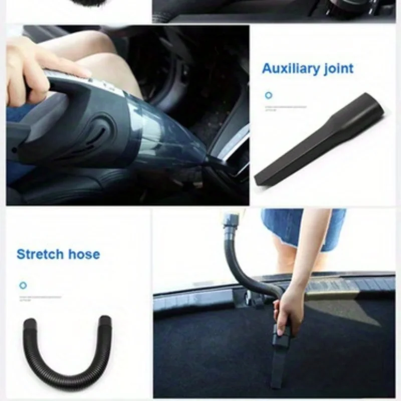 12V Handheld Vacuum Cleaner, Handheld Car Vacuum Cleaner With Strong Suction Power, Portable Mini Handheld Car Vacuum Cleaner - Image 9