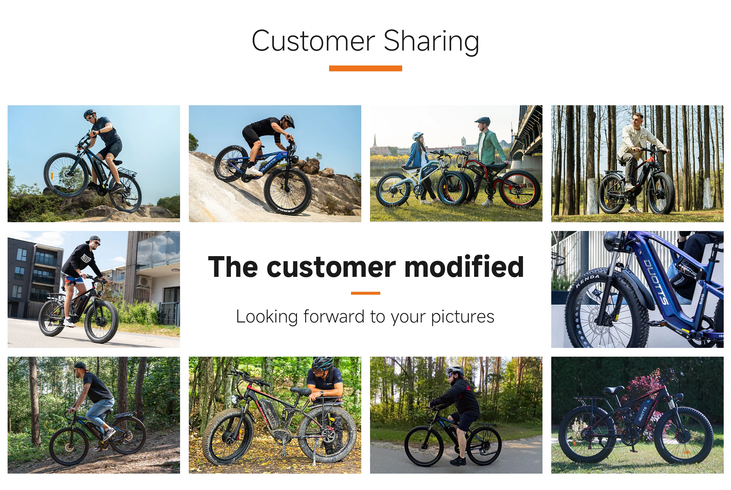 EU UK Warehouse Stock Duotts C29 Dual Battery Dirt Electric Bicycle Ebike Hybrid Electric Mountain Dirt E Bike For Adults - Image 35