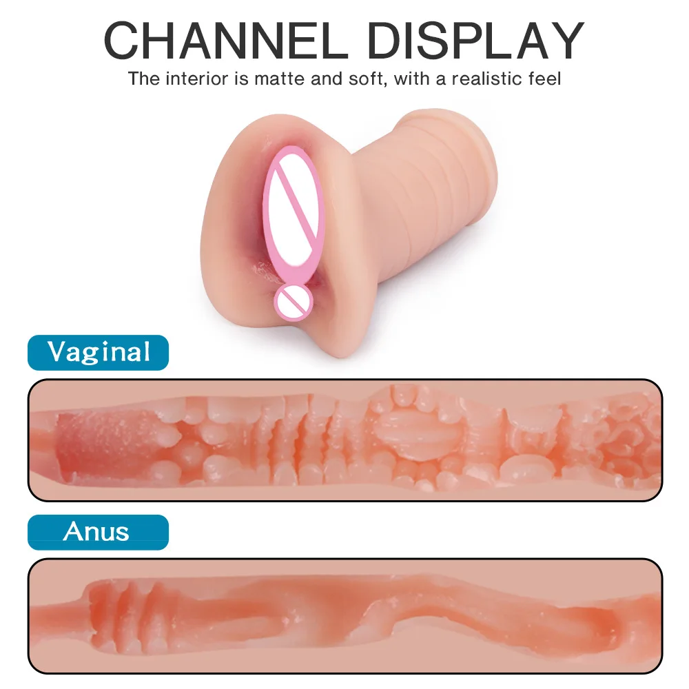 Sex Toys for Men Vagina Male Masturbators Cup Real Pussy Real Vagina Sextoys Silicone Adult Product 3D Realistic Masturbator - Image 3